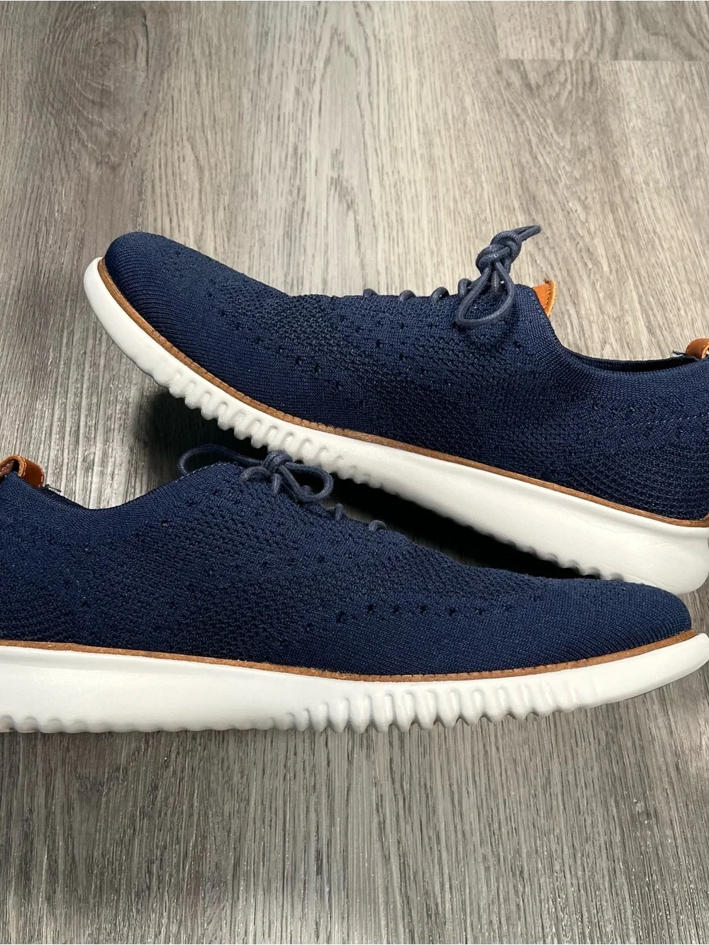 Cole Haan 2.ZeroGrand Stitchlite Men's Size 11 Blue Knit Shoes Sneakers C27569